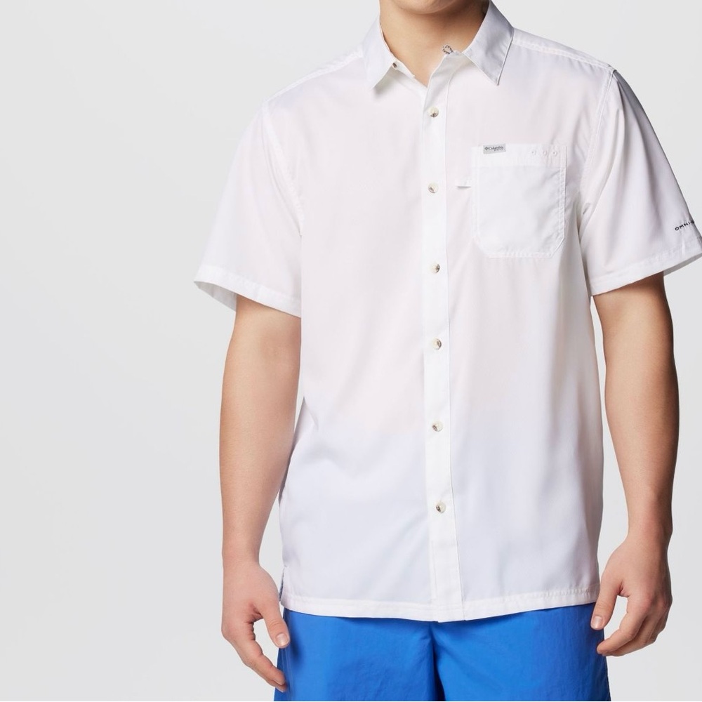 Men’s PFG Slack Tide™ Camp Shirt White Size XXL